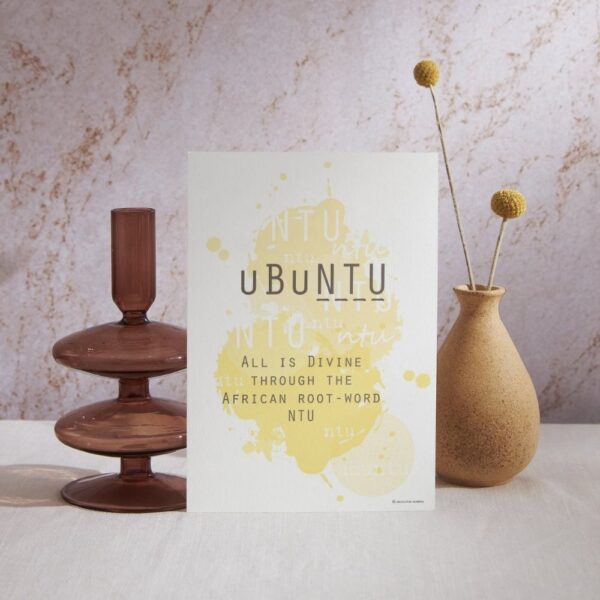 Ntu - All is Divine - uBuntu Poster Print - Image 3