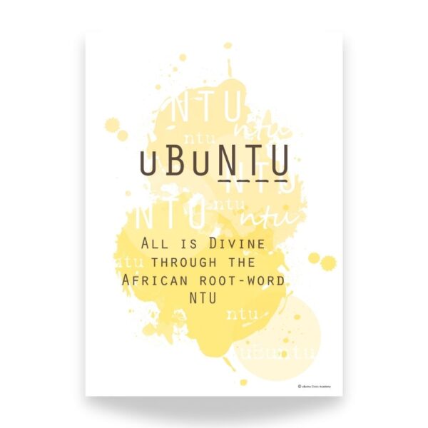 Ntu - All is Divine - uBuntu Poster Print - Image 2