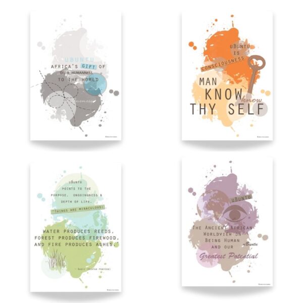 uBuntu Poster Set of 12 Prints - Image 4