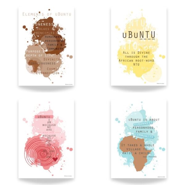 uBuntu Poster Set of 12 Prints - Image 3