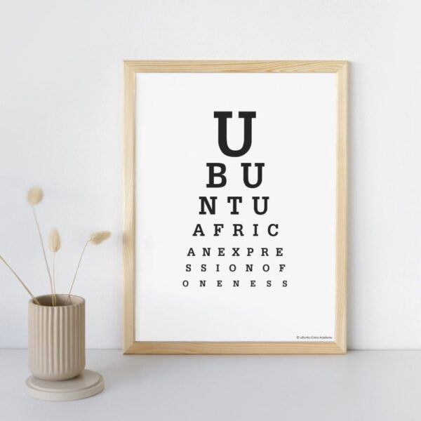 uBuntu Eye Test - Poster Print