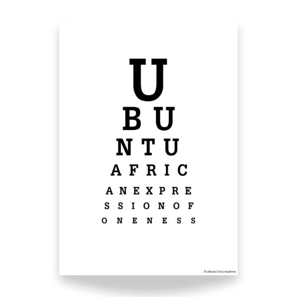 uBuntu Eye Test - Poster Print - Image 3
